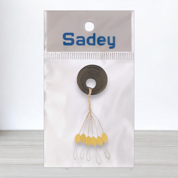 Стопор овальний силіконовий, 6шт/уп, розмір L